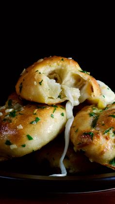 Mozzarella Stuffed Garlic Knots