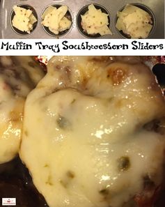 Muffin Tray Southwestern Hawaiian Roll Sliders