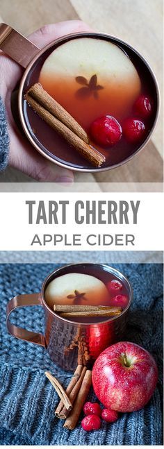 Mulled Tart Cherry Apple Cider