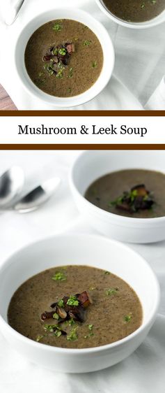 Mushroom and Leek Soup