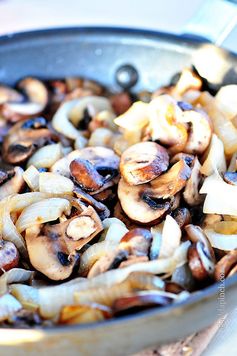 Mushroom and Onion Saute