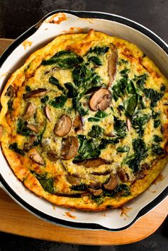 Mushroom and Spinach Frittata