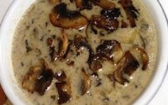 Mushroom Brie Bisque