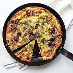 Mushroom, Leek, and Fontina Frittata