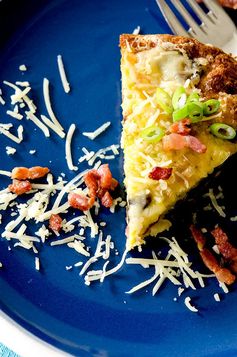 Mushroom Leek Frittata