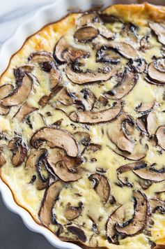 Mushroom Quiche