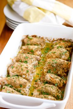 Mustard-Glazed Baked Chicken Thighs