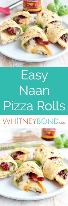 Naan Pizza Rolls