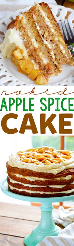 Naked Apple Spice Cake