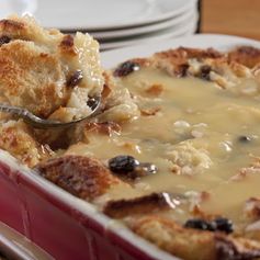 New Orleans Bread Pudding with Bourbon Sauce