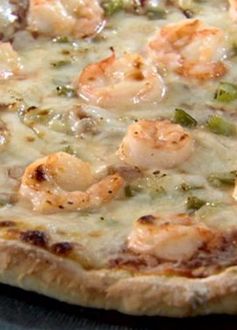 New Orleans Shrimp Pizza