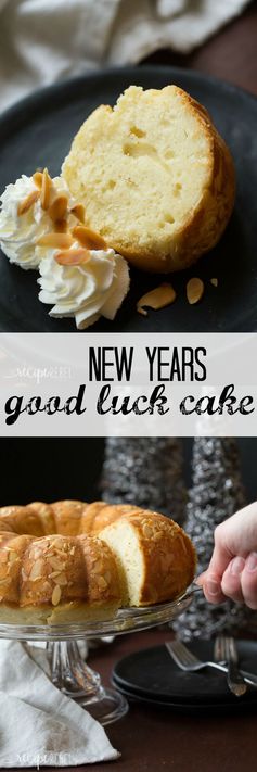 New Years Almond Pound Cake (Good Luck Cake