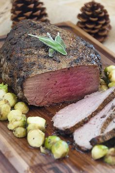 New York Strip Loin Roast with Garlic-Herb Crust + GIVEAWAY