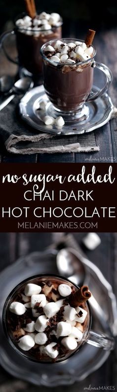 No Added Sugar Chai Dark Hot Chocolate