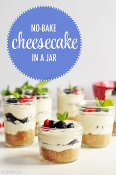 No-Bake Cheesecakes in a Jar