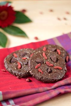 No-Bake Chocolate Almond Cookies with Hemp Protein