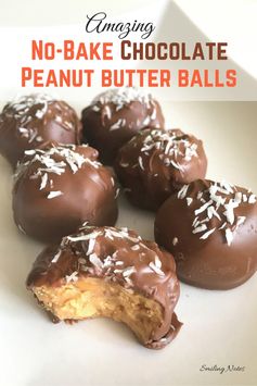 No-Bake Chocolate Peanut Butter Balls