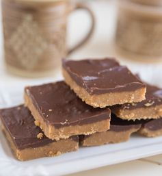 No-Bake Chocolate Peanut Butter Squares