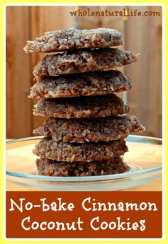 No-Bake Cinnamon Coconut Cookies