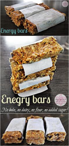No Bake Energy Bars