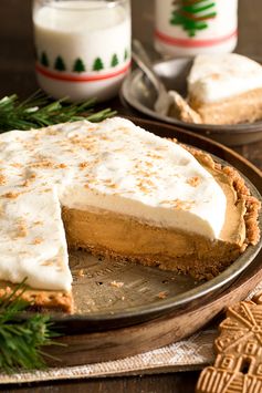 No Bake Gingerbread Cream Pie