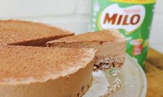 No-bake Milo cheesecake