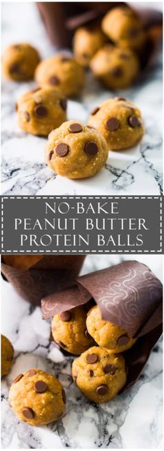 No-Bake Peanut Butter Protein Balls