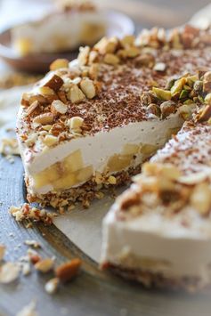 No Bake Vegan Banana Cream Pie (Paleo