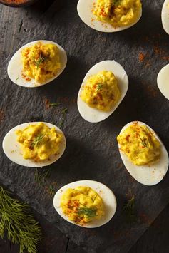 No-Mayo Deviled Eggs