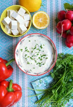 No Oil Vegan Tofu Ranch Dressing