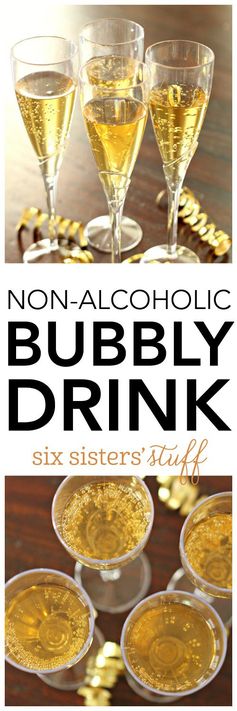 Non-Alcoholic Bubbly Drink (aka Mock Champagne