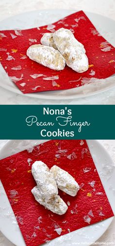 Nona’s Pecan Finger Cookies