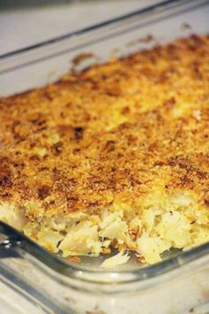 Norwegian Fiskegrateng; Fish 'n Macaroni Au Gratin