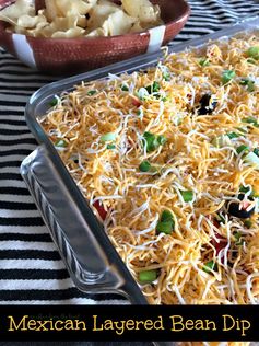 (Not Your Average Mexican Layered Bean Dip