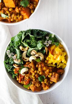 Nourishing Vegan Curry Bowl