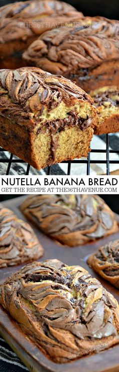 Nutella Banana Bread