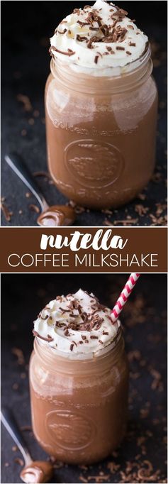 Nutella Coffee Milkshake