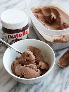 Nutella ice cream