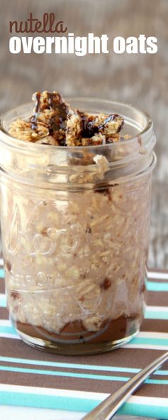 Nutella Overnight Oats