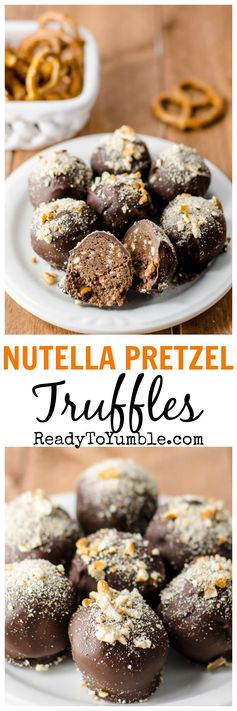 Nutella Pretzel Truffles