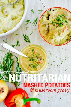 Nutritarian Mushroom Gravy