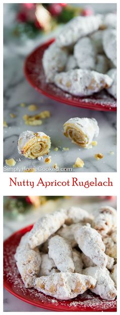 Nutty Apricot Rugelach (Rogaliki