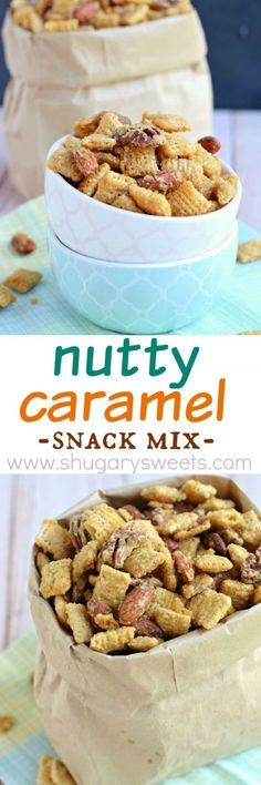 Nutty Caramel Snack Mix