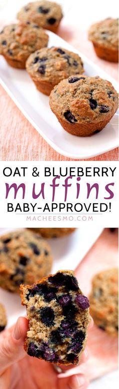 Oatmeal & Blueberry Muffins for Babies