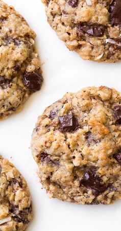 Oatmeal Coconut Almond Chocolate Chunk Cookies