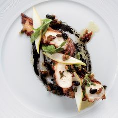 Octopus with Black Bean-Pear Sauce