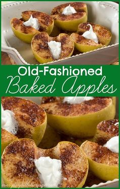 Old-Fashioned Baked Apples