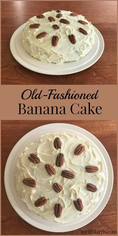 Old Fashioned Banana Cake