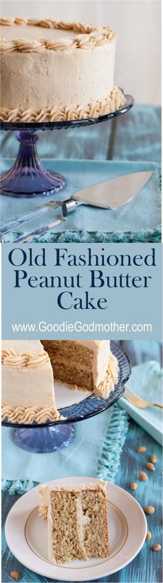 Old Fashioned Peanut Butter Cake