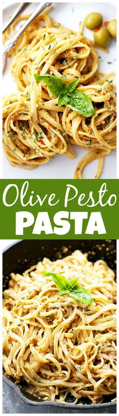 Olive Pesto Pasta